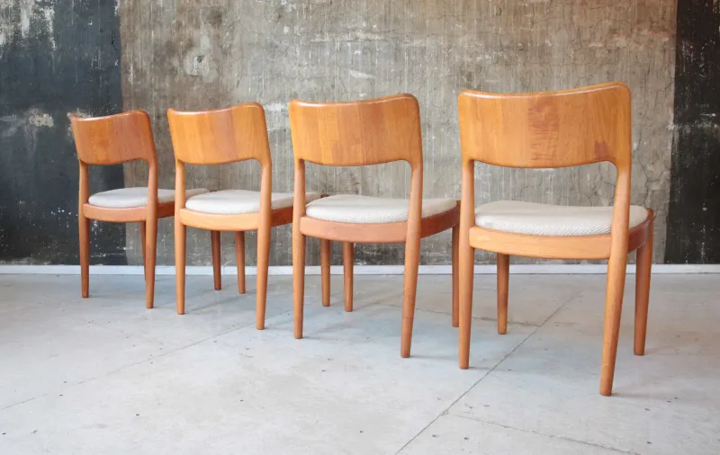 4er Set Vintage Stühle