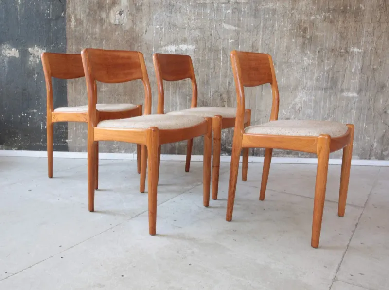 4er Set Vintage Stühle