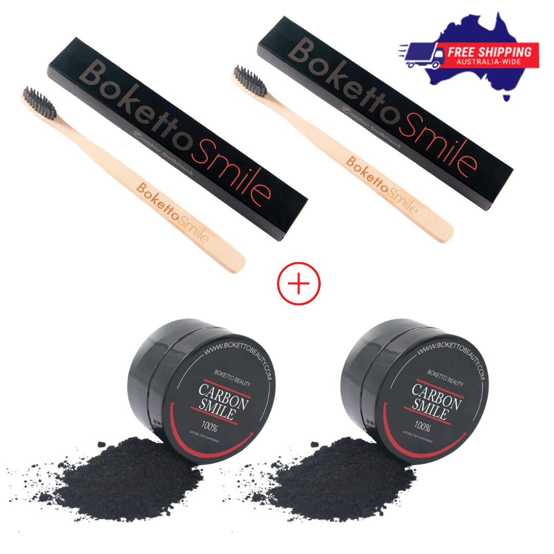 [Multisale] Partner Pack - Charcoal Powder & Toothbrushes