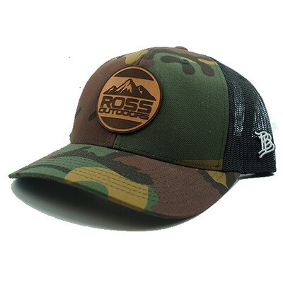 Ross Outdoors Camo Circle Patch Hat Ross Outdoors Camo Circle Patch Hat