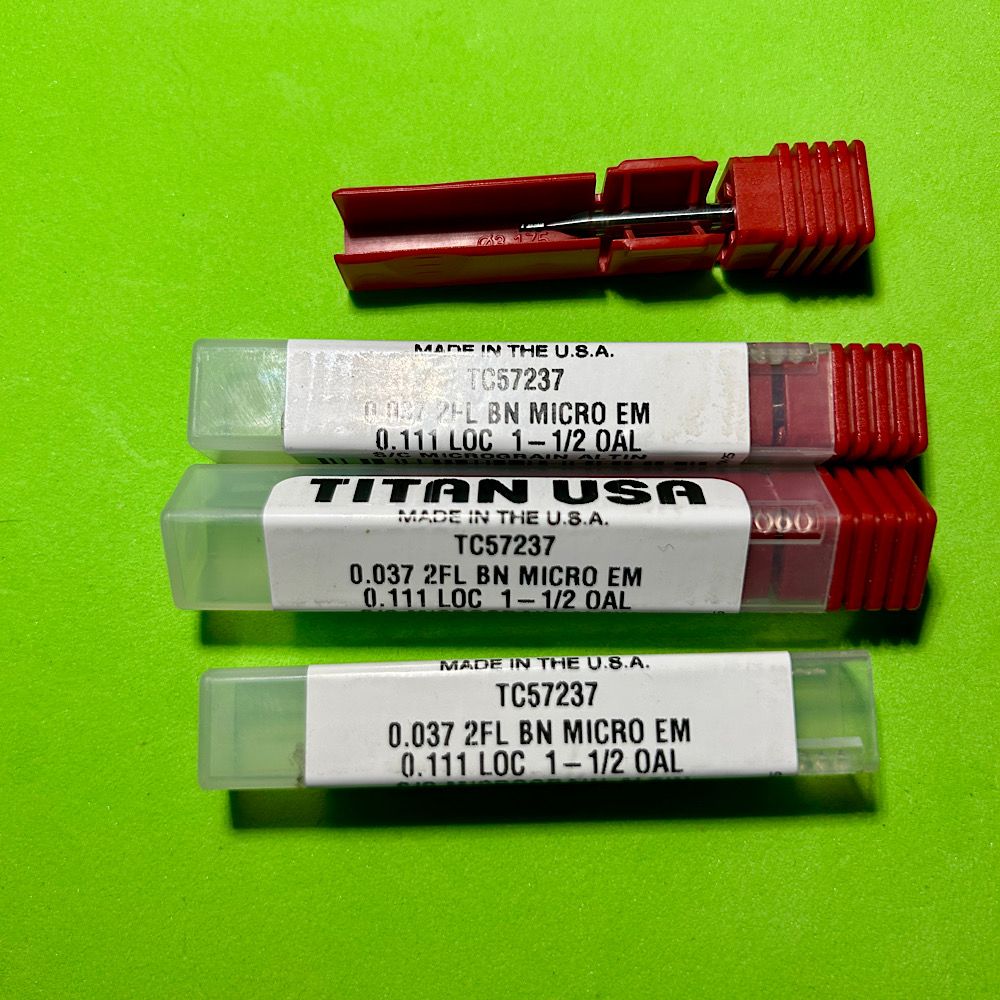 Three new .037&quot; Ball Noise End Mills