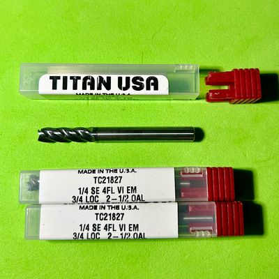 Three new 1/4&quot; 4FL Carbide end mills