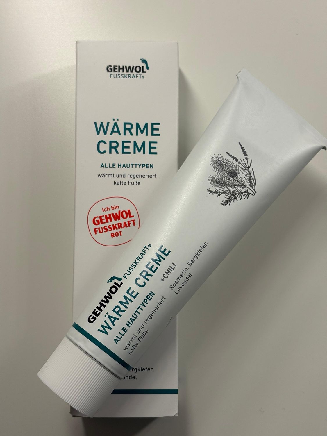?Fuß-Wärme Creme