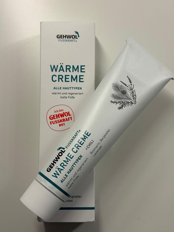 ?Fuß-Wärme Creme