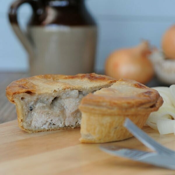 Chicken & Mushroom Pie, Mash 1&2