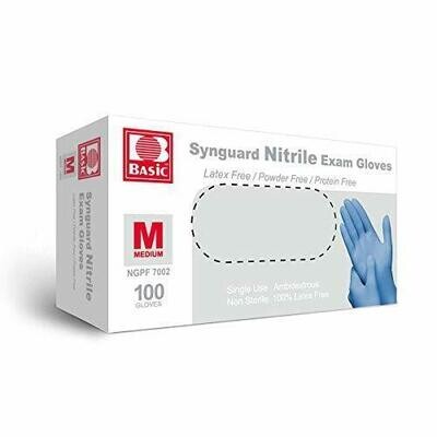 Syngaurd Nitrile Exam Gloves Box of 100