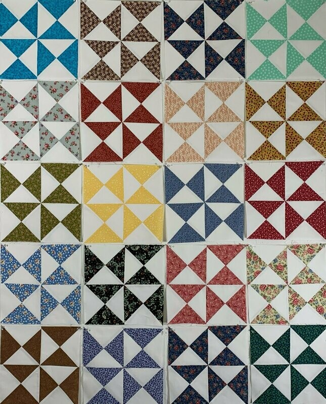 Hour Glass/Bow Tie Quilt Blocks