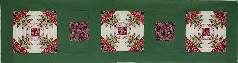 Pineapple Quilt Block Table Runner