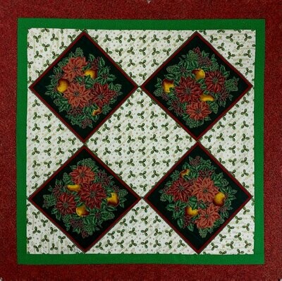 Christmas Fruit Table Topper/Wall Hanging Quilt Top