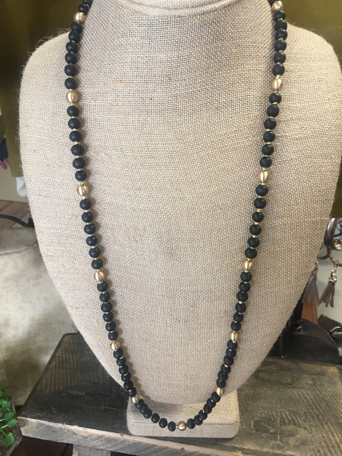 Wood Bead Necklace