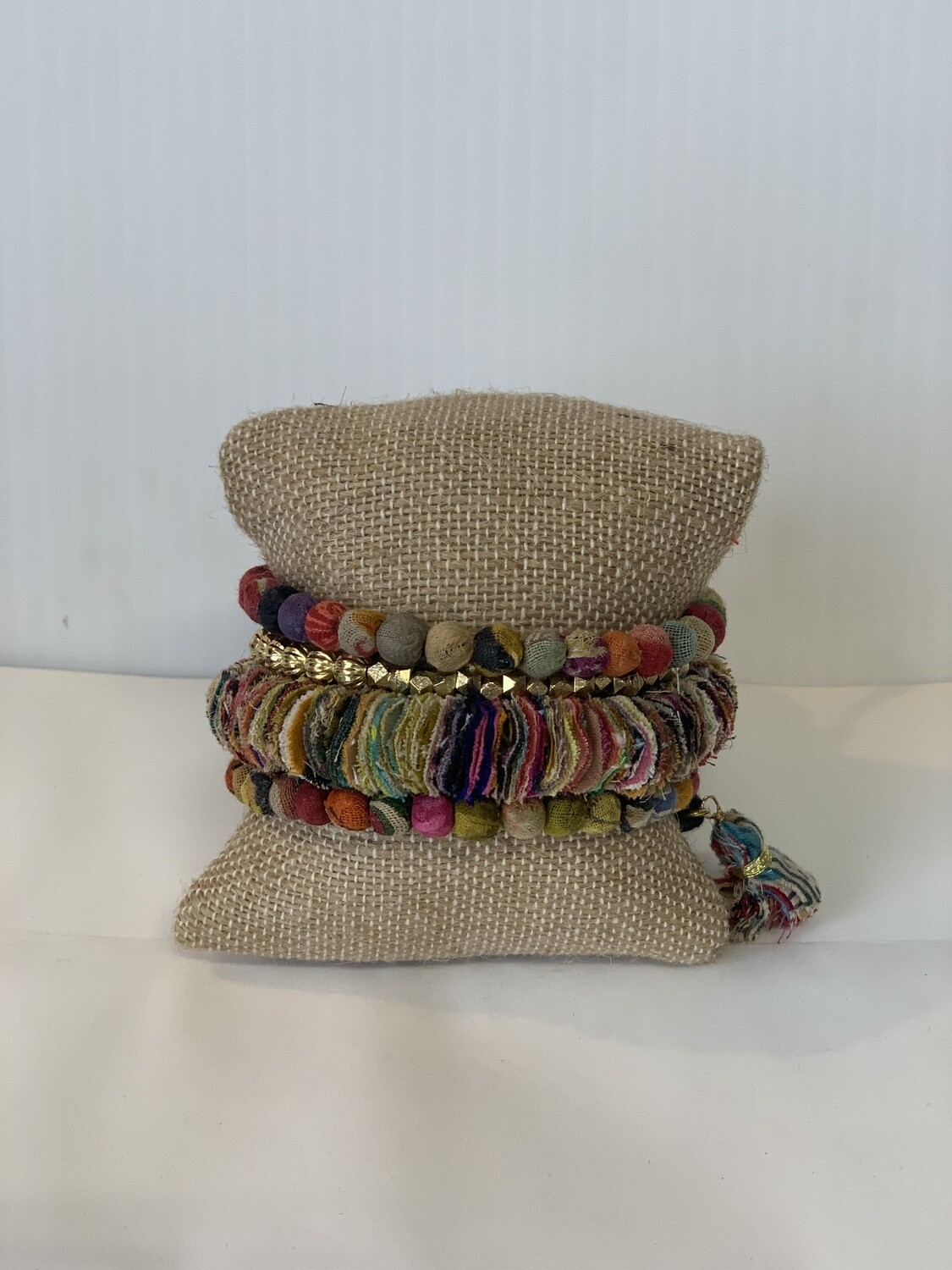 Kantha Spiral Bracelet 236-5-20
