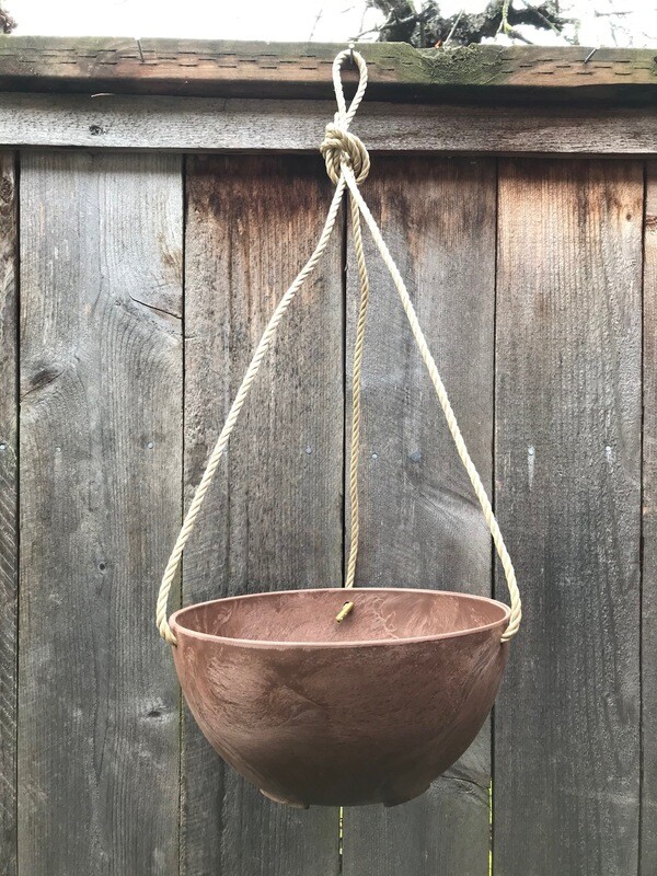 Napa Hanging Bowl Planter 10&quot;