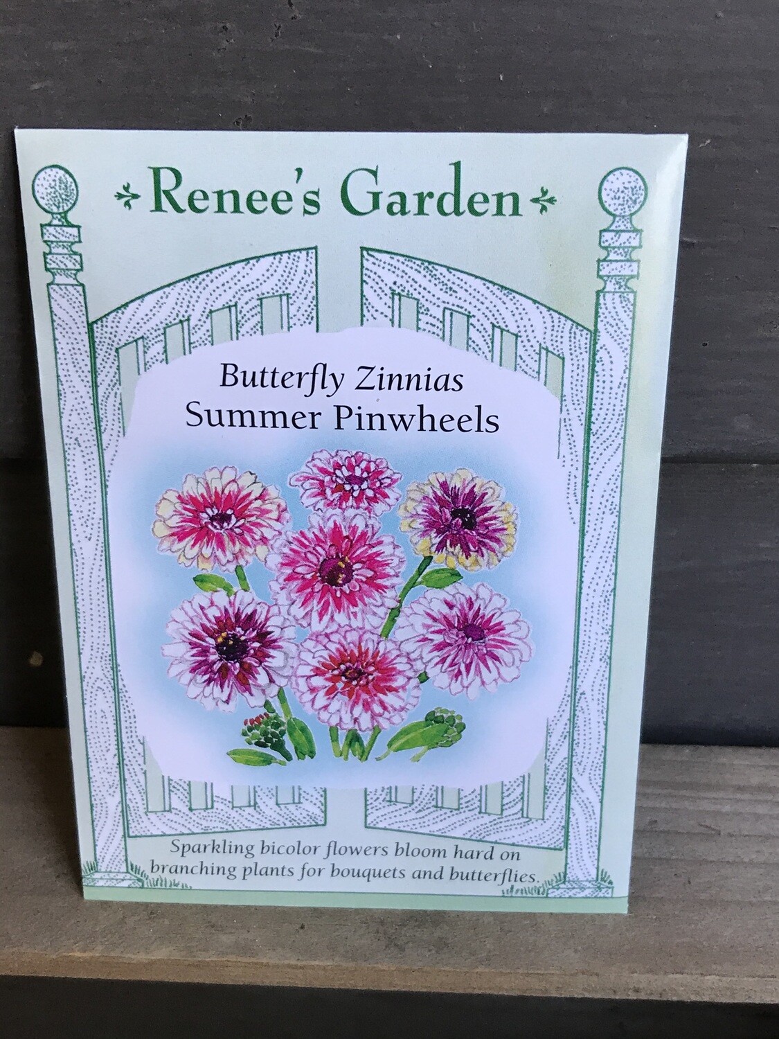 Seeds - Butterfly Zinnias Summer Pinwheels