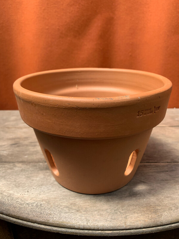 Terracotta Orchid Pot 6&quot;