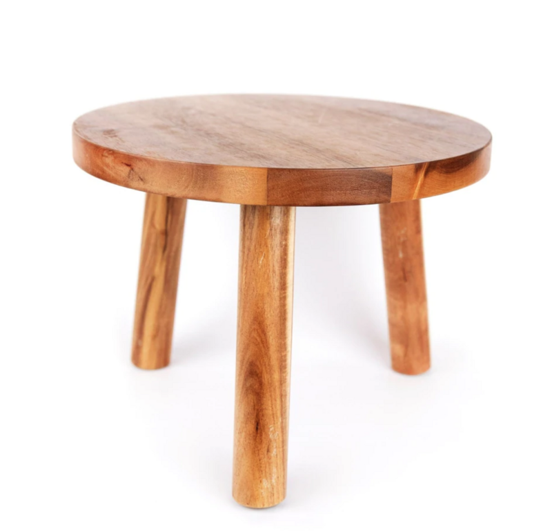 Declutterd Acacia Plant Stool 10&quot;