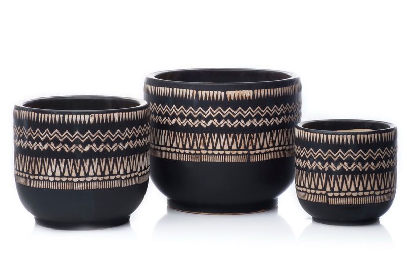 Chevron Boho Planter
