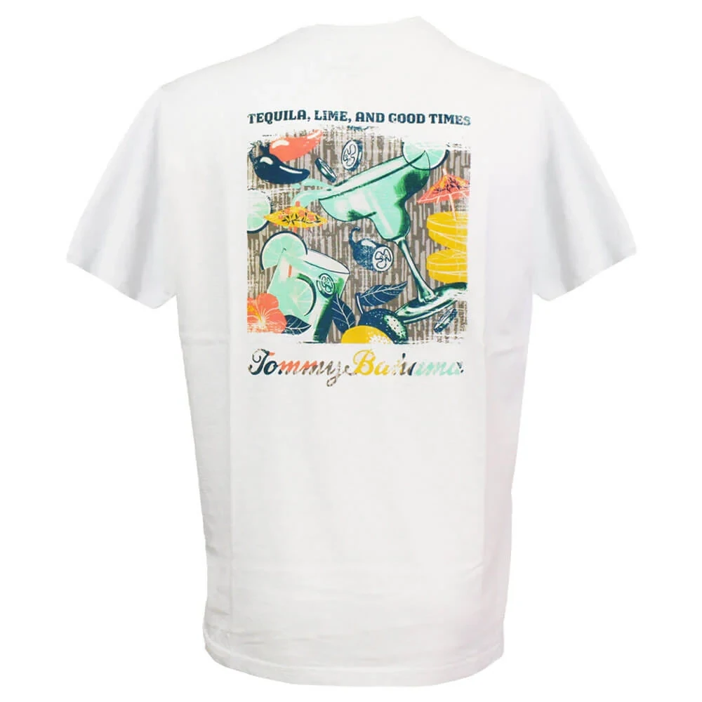 TOMMY BAHAMA TEQUILA GOOD TIMES T-SHIRT - WHITE, Size: MEDIUM