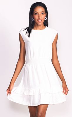PINK MARTINI CLAIRE DRESS - WHITE