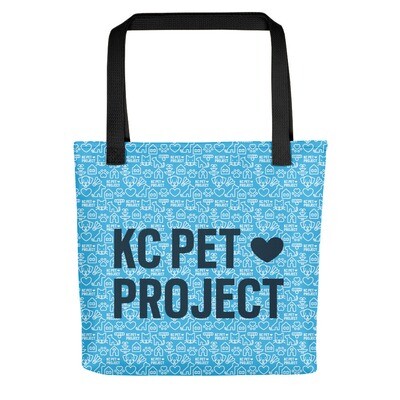 KC Pet Project - Tote Bag - Cyan