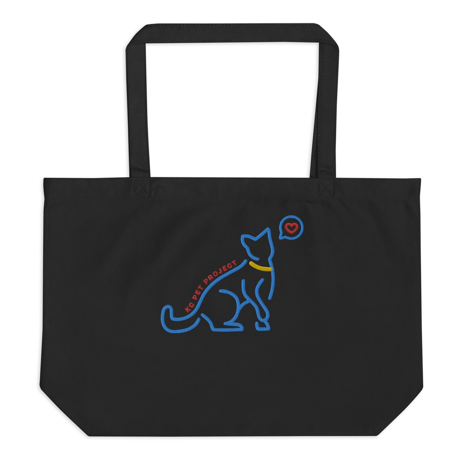 KCPP Cat Sketch Large Tote Bag