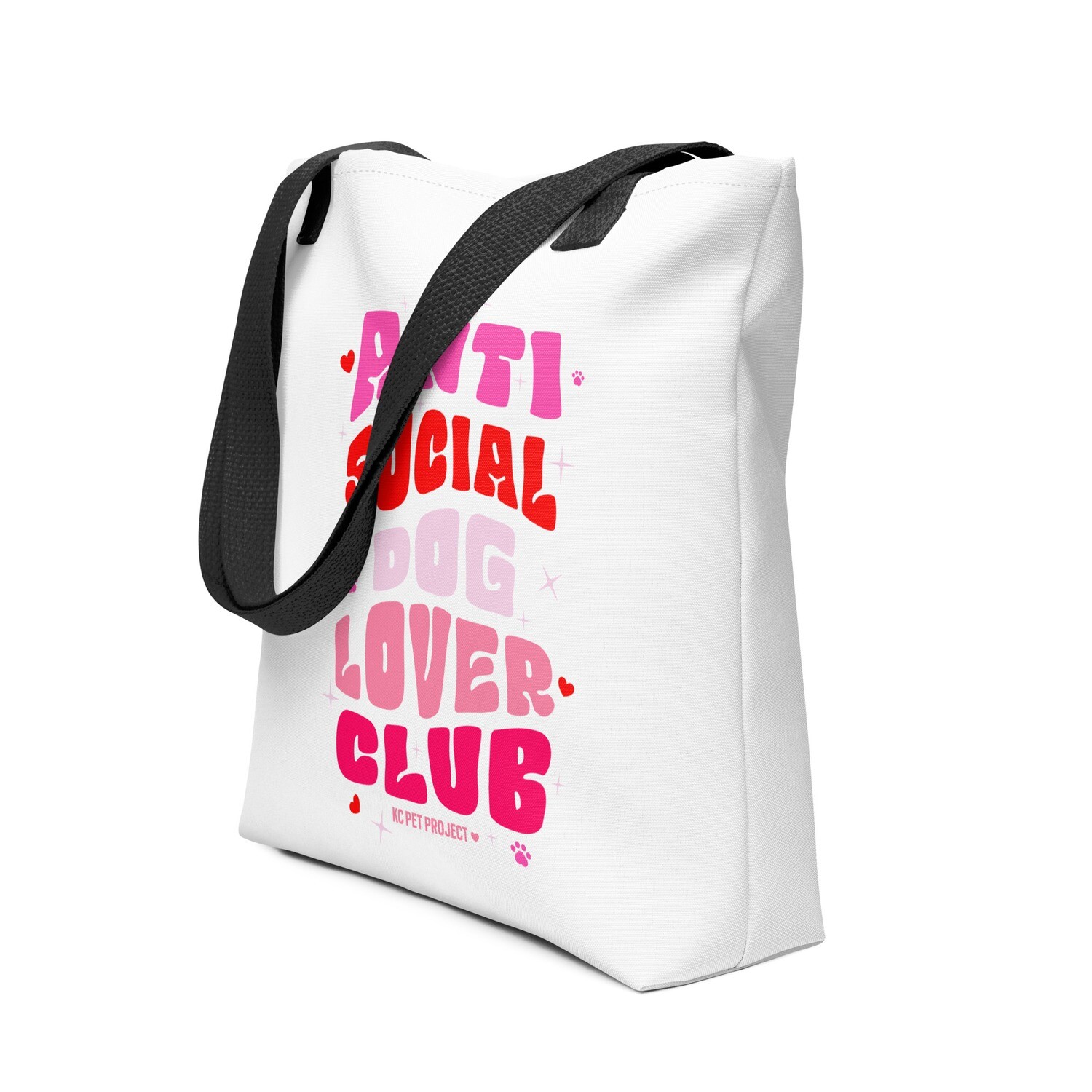KCPP Pink Dog Lover Tote Bag