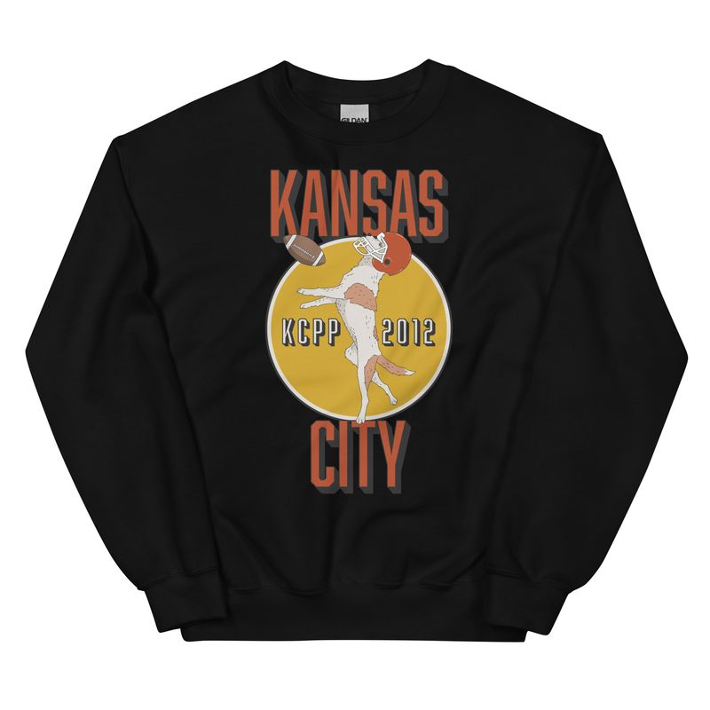 Kansas City Catch Red Logo Crewneck Sweatshirt