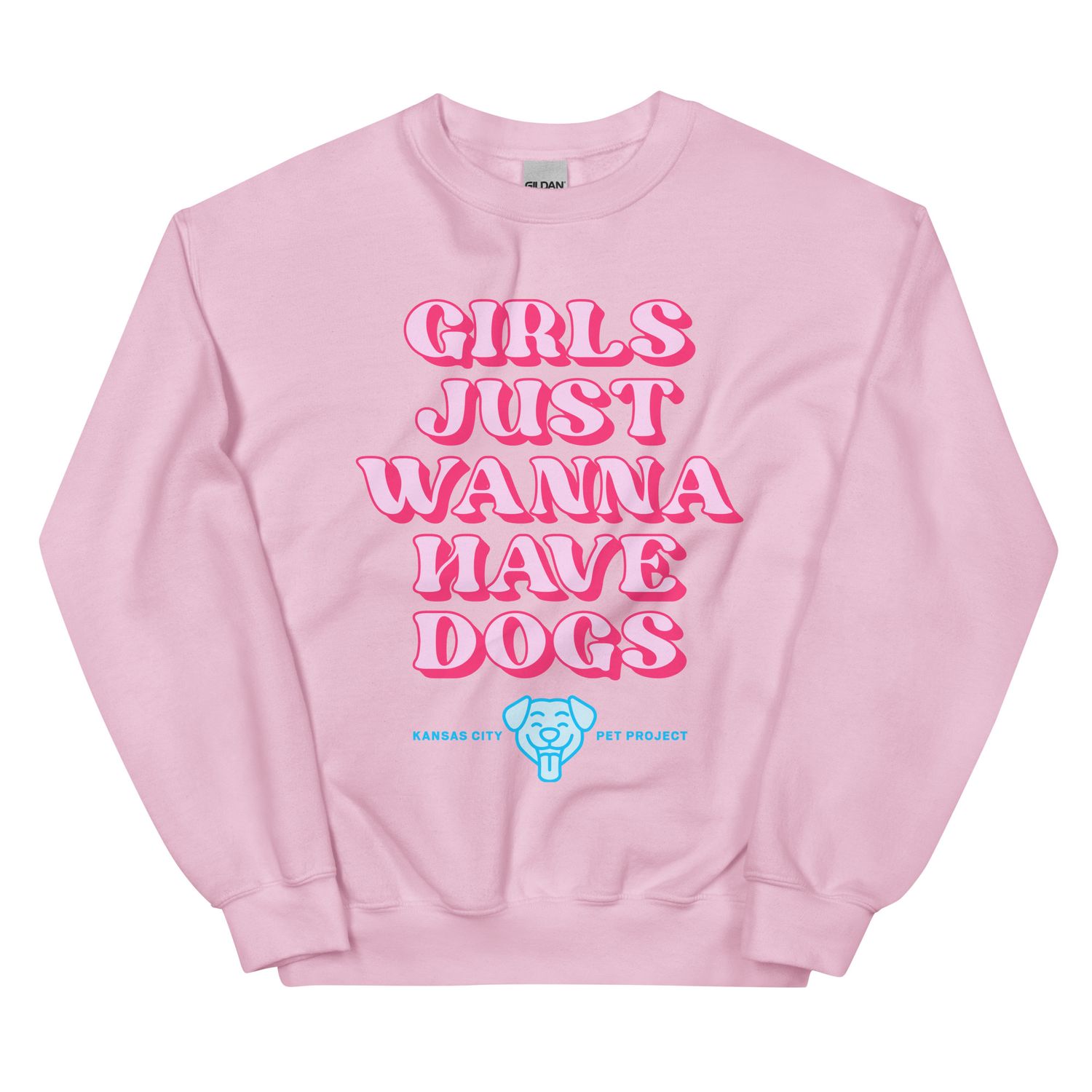 Just Wanna Have Dogs Crew Neck Sweatshirt