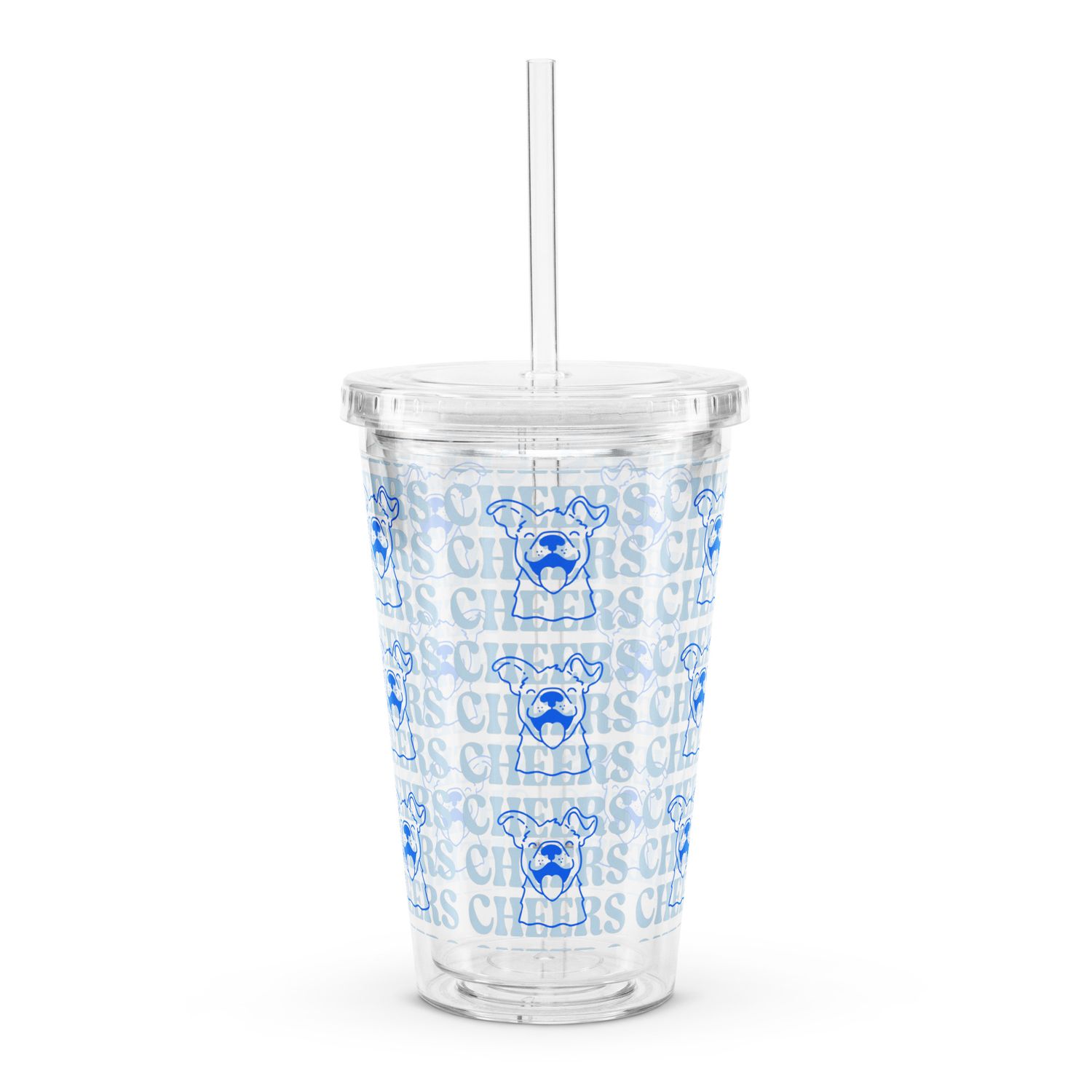 Cheers Clear Plastic Tumbler