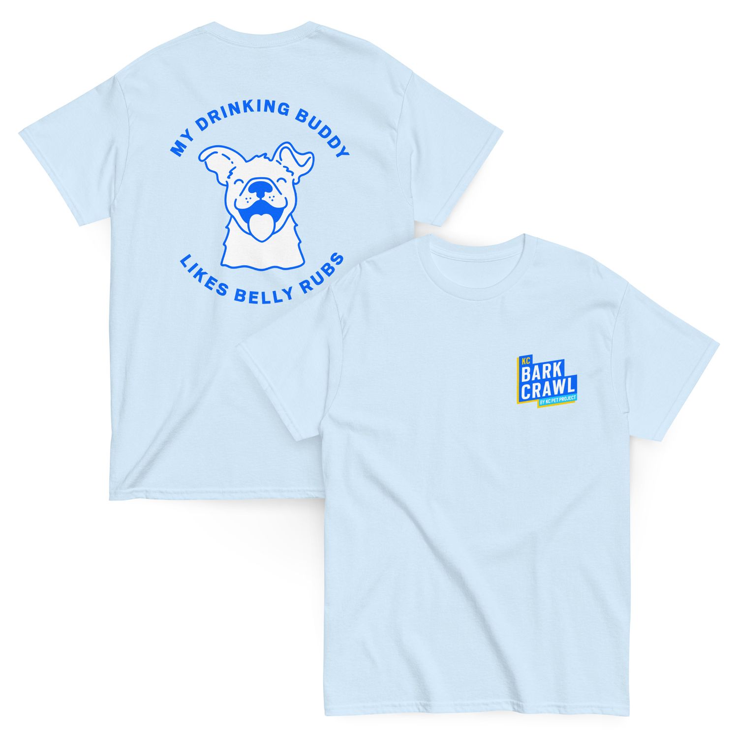 Bark Crawl with Belly Rubs Unisex Tee