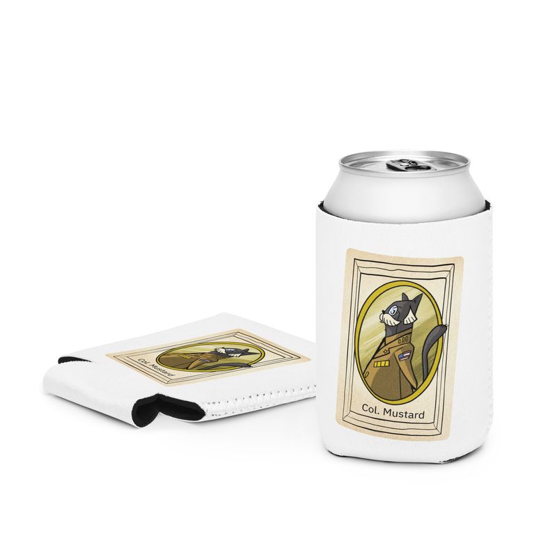 Claw Can Cooler Colonel Mustard