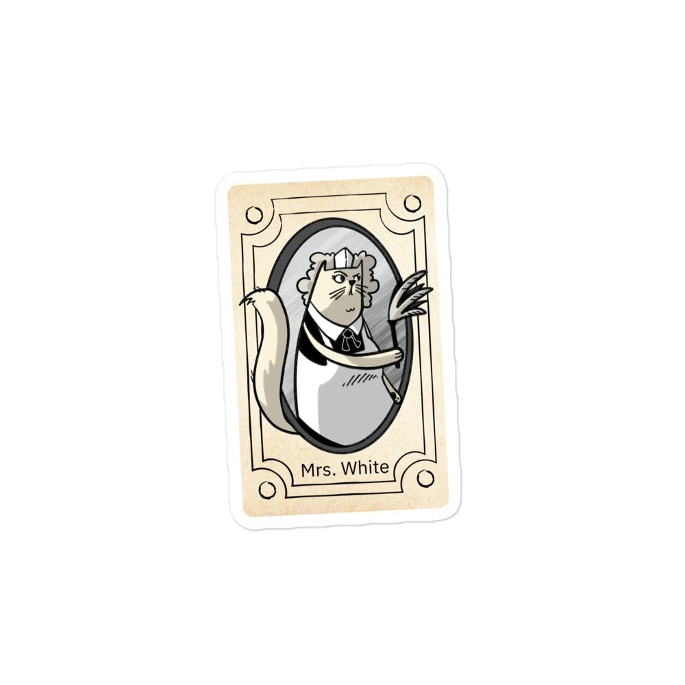 Mrs. White Bubble-free Sticker