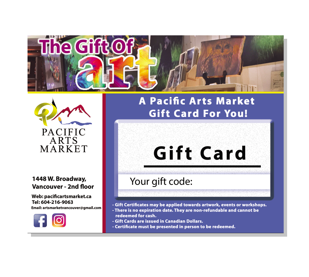 Pacific Arts Market Gift Cards