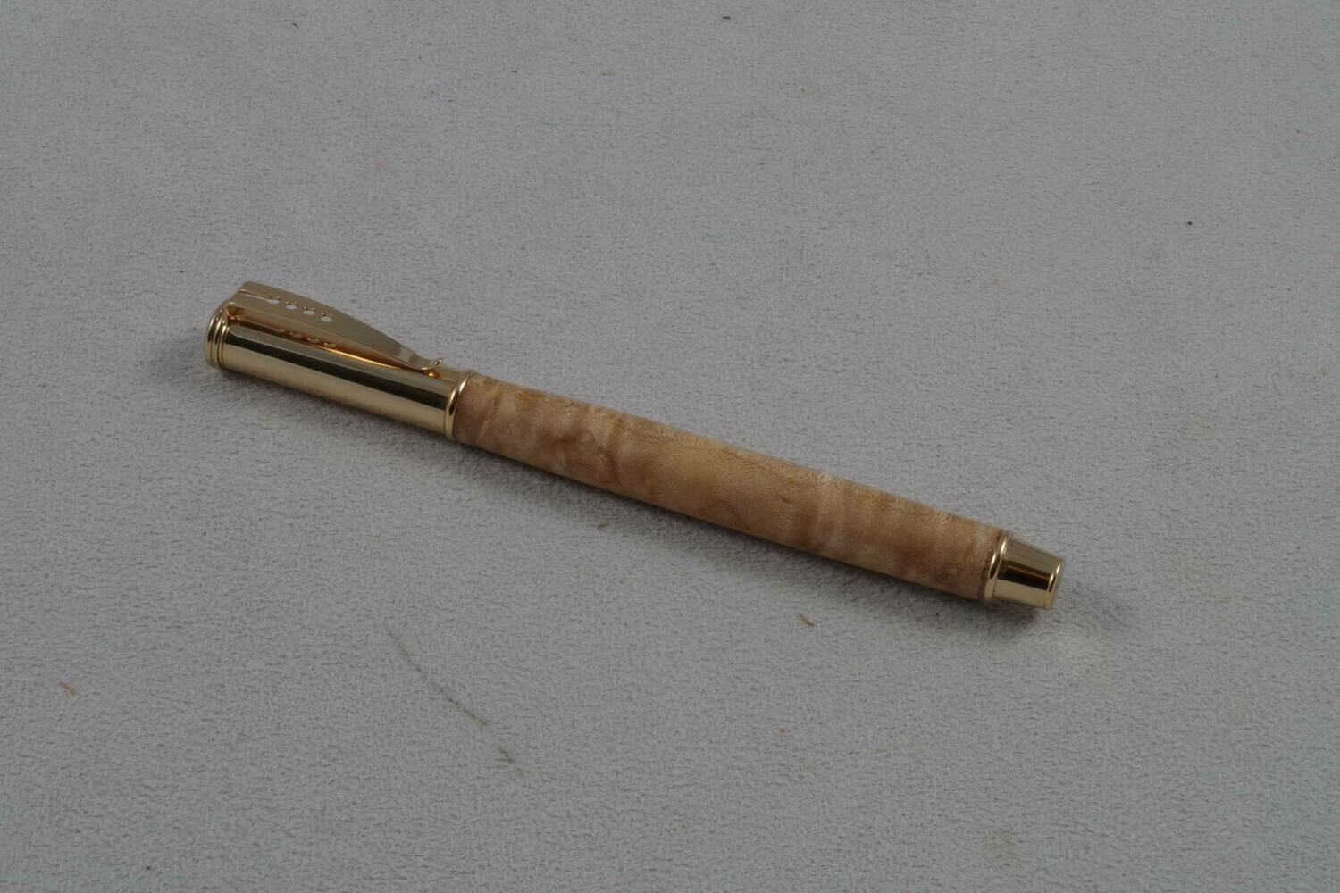 Snapcap Rollerball pen made from maple wood