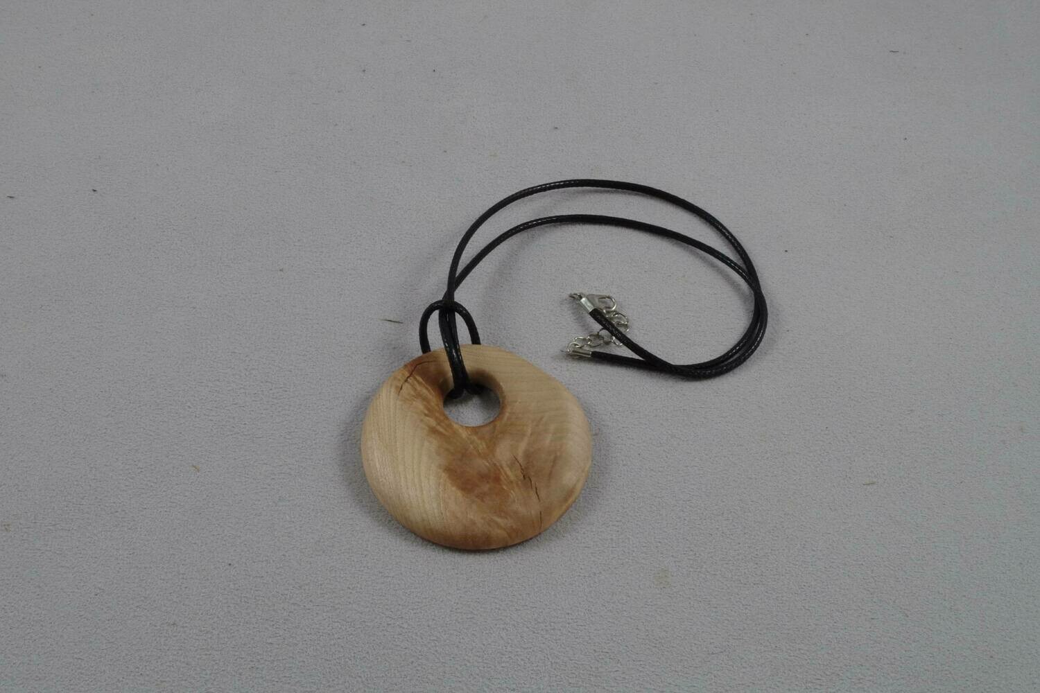 Maple wood pendant