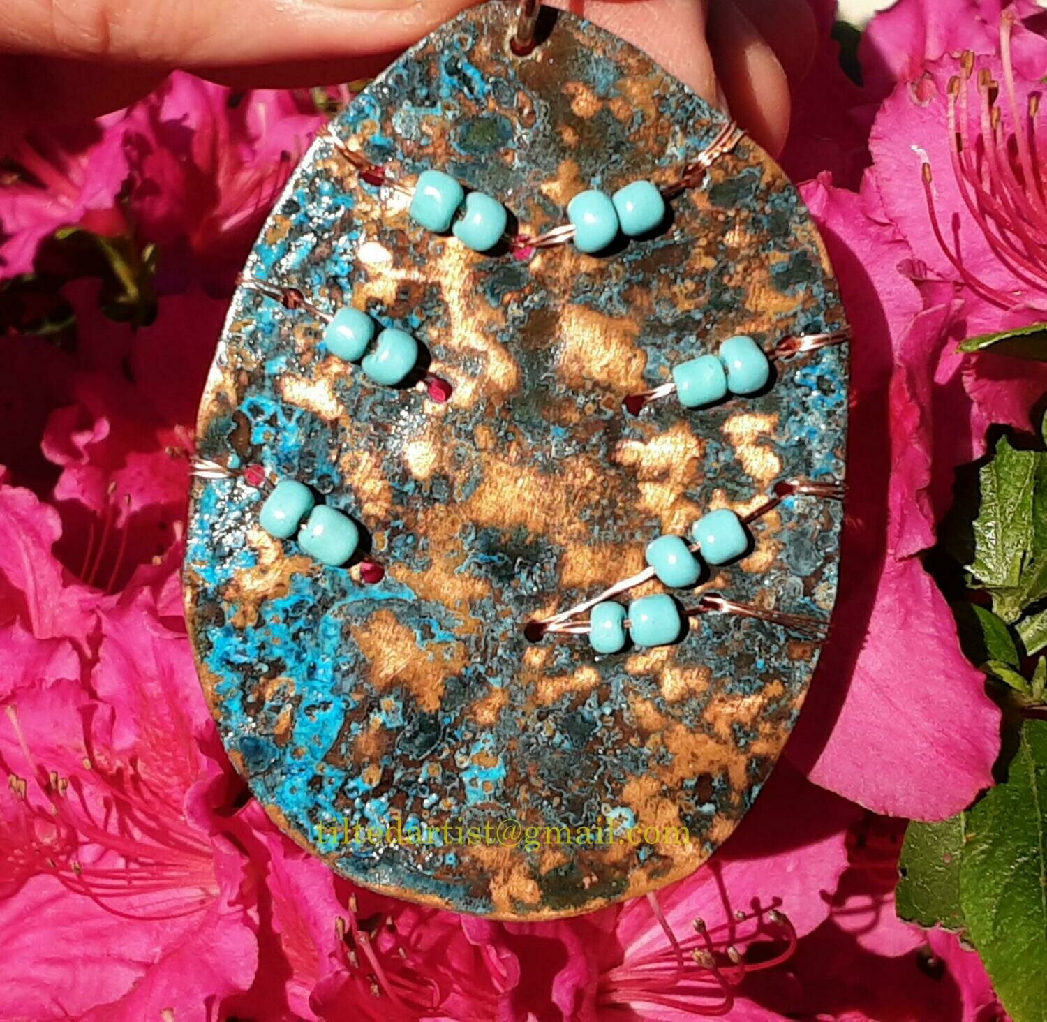 Copper Necklace - Egg Nebula