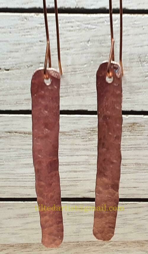 (SOLD)Copper Earrings - Simply Copper