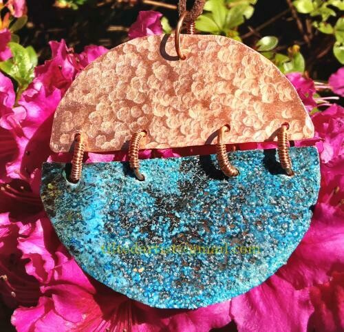 Copper Necklace - Half and half