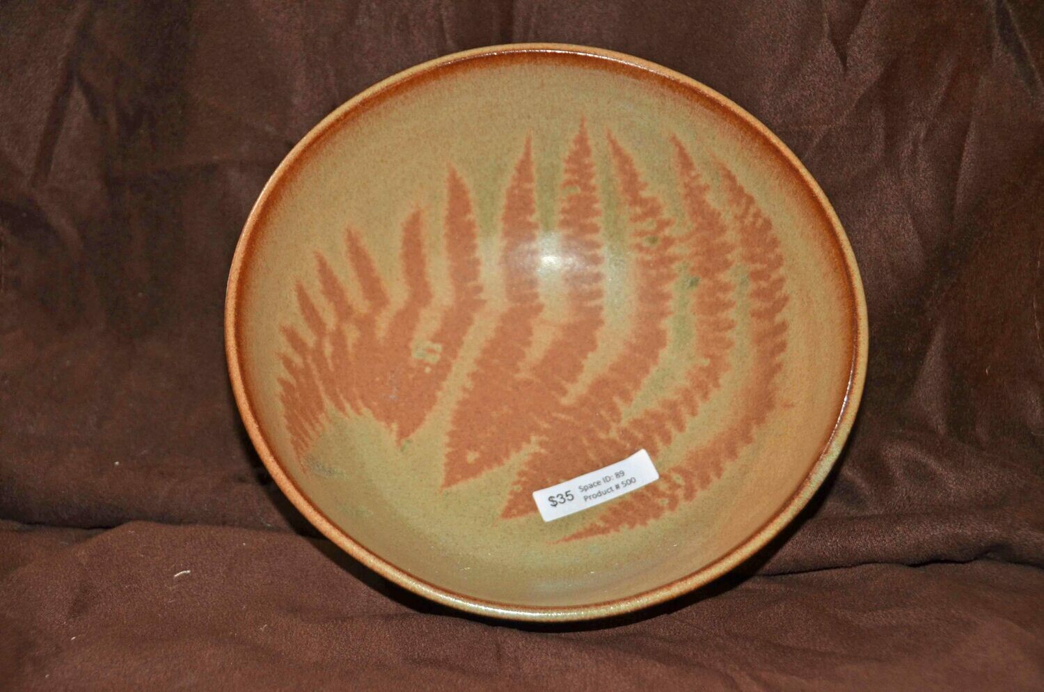 Fern Print Bowl