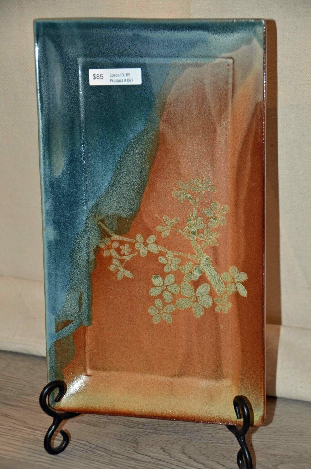 Rectangular Cherry Blossom Platter