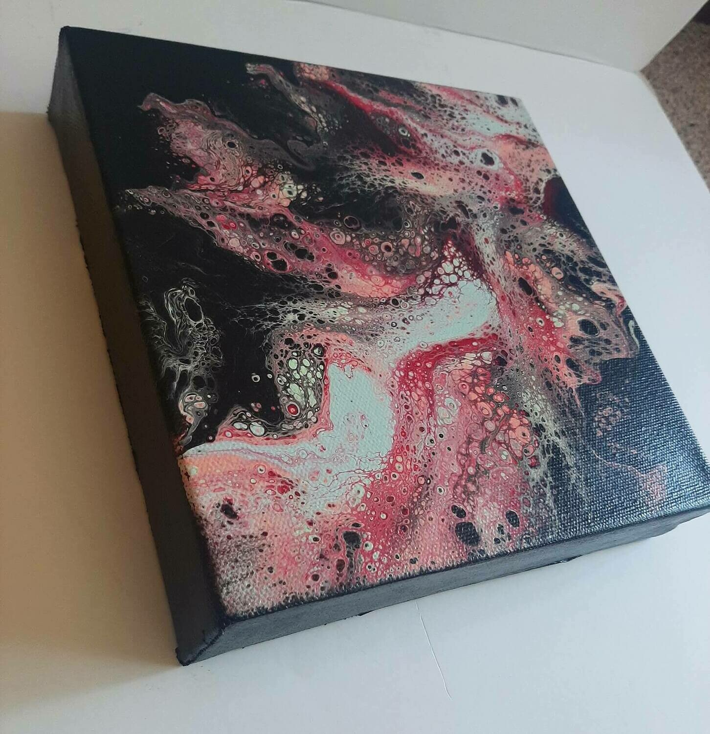 Moonbeam Acrylic Pour
