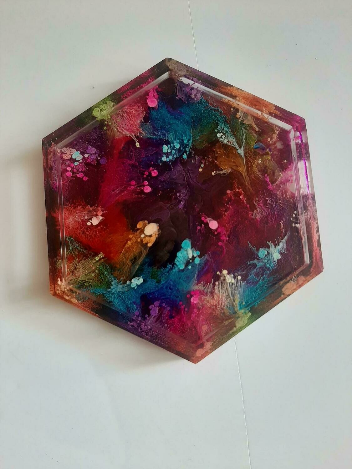 Blue Center Petri Dish Coaster