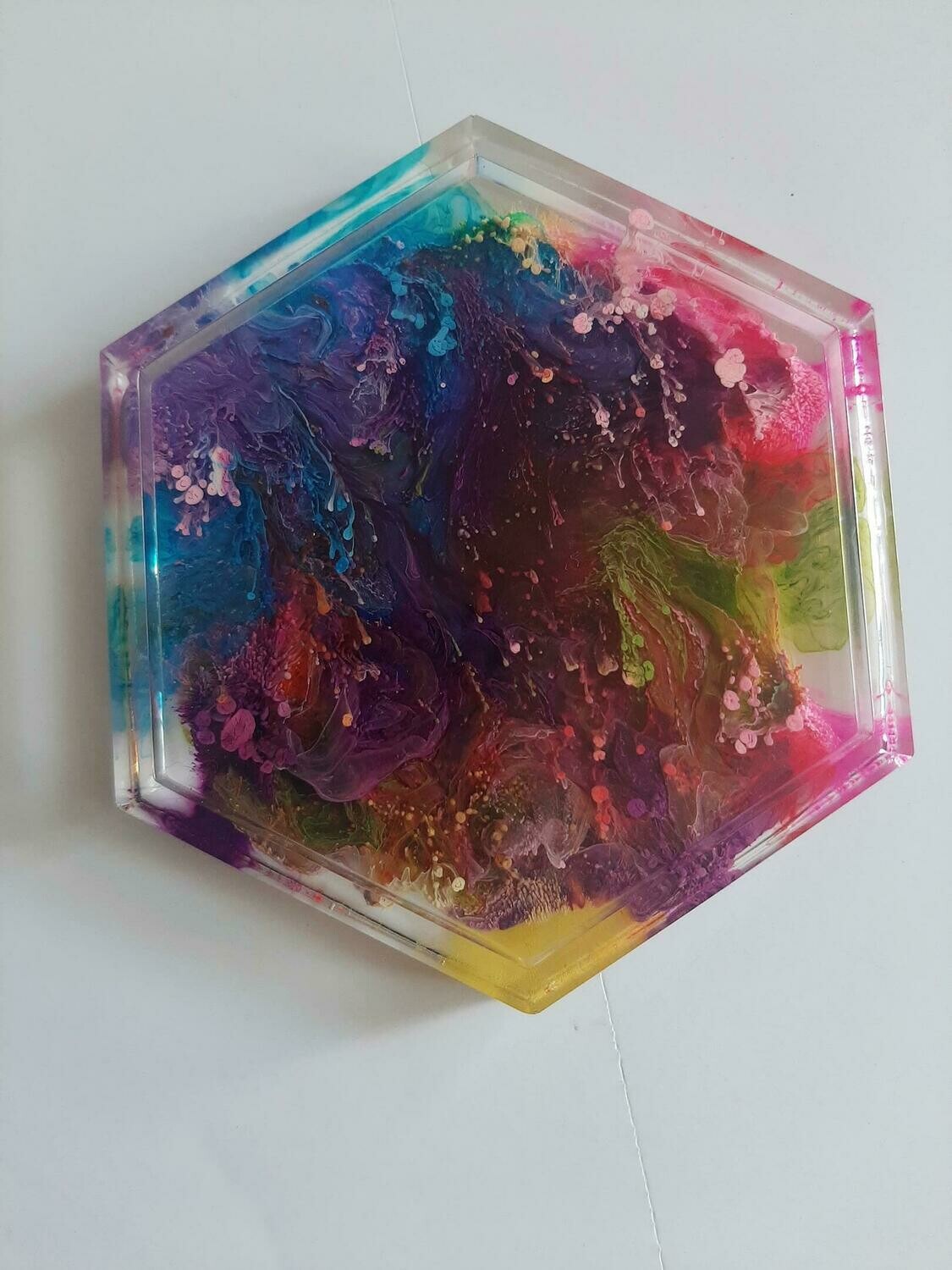 Purple/Blue Petri Dish Coaster