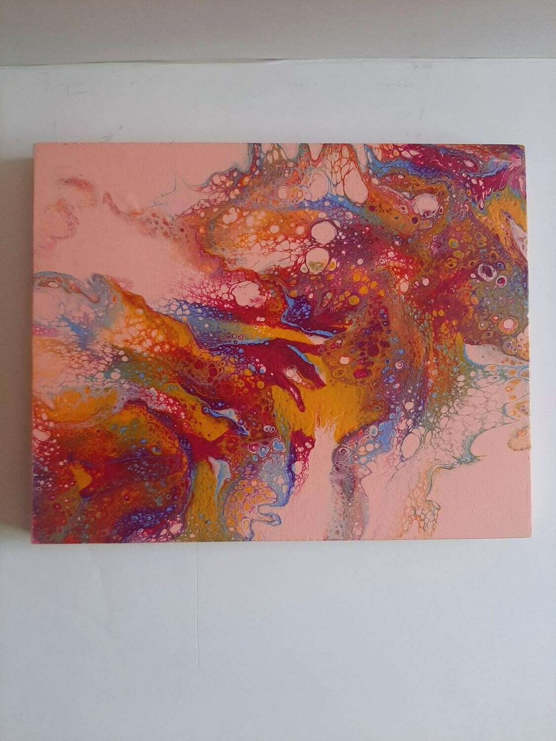 Sherbet Acrylic Pour