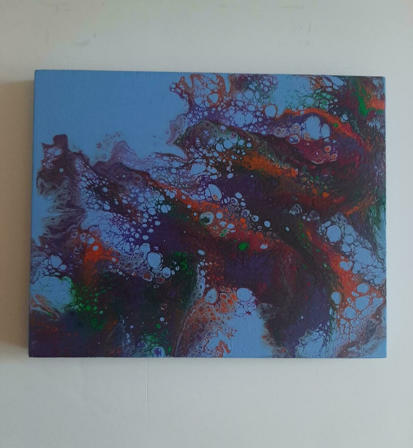 Dahlia Acrylic Pour