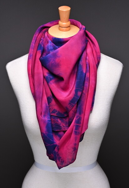 Silk crepe de chine scarf