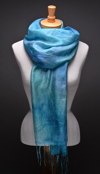 Mulberry silk handwoven shawl