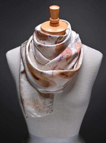 (SOLD)Silk satin scarf