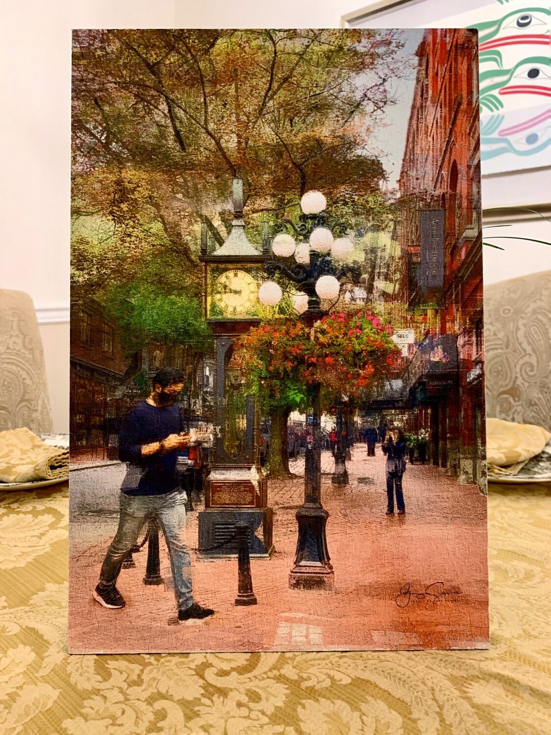 Gastown Steam Clock, Autumn Day
