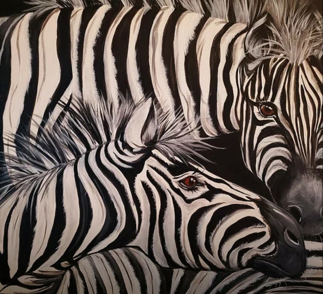 (SOLD)The Individual spirit of the Zebra