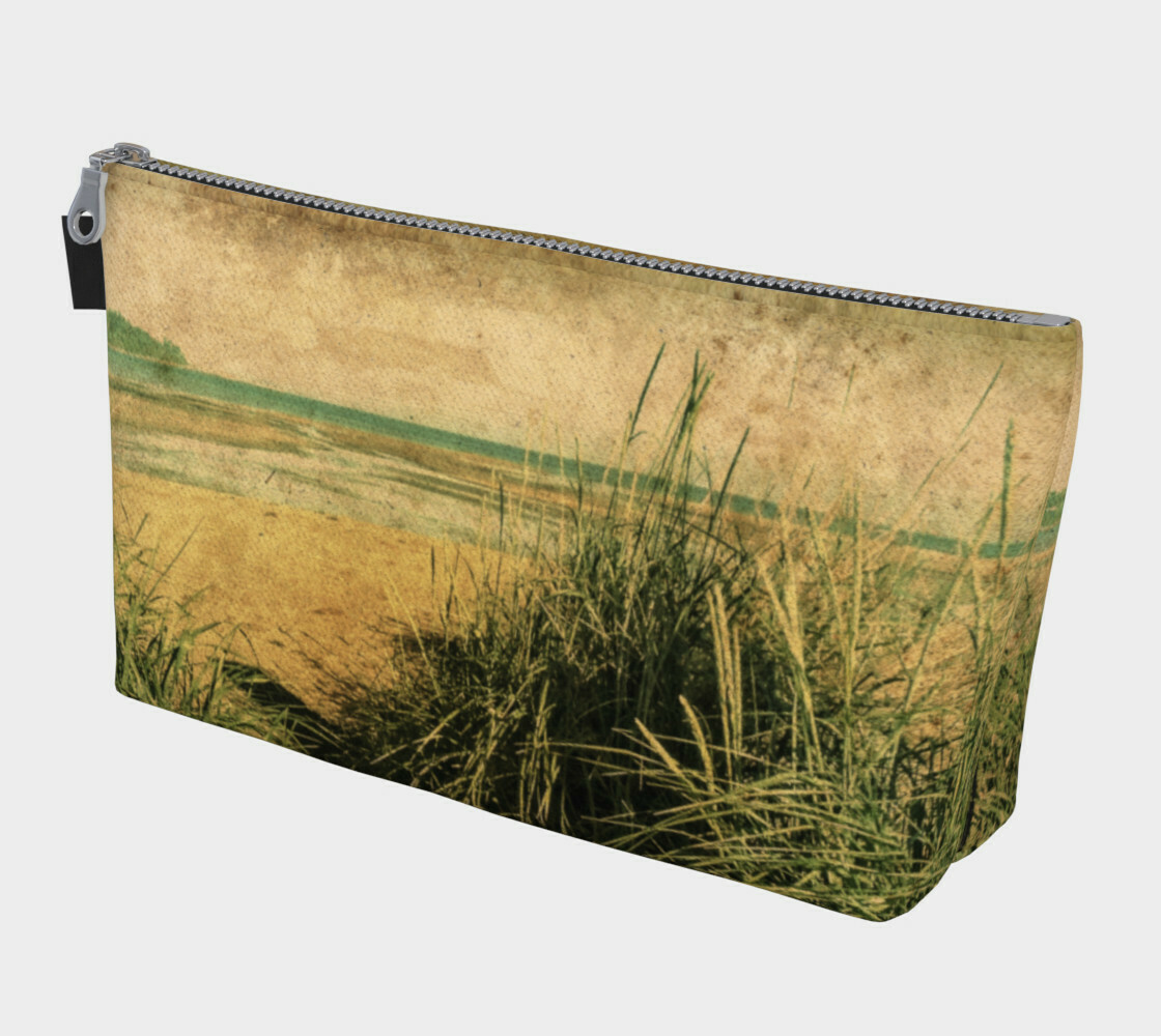 VINTAGE BEACH MAKEUP TRAVEL BAG